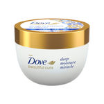Buy Dove Beautiful Curls Deep Moisture Miracle Hair Mask, Sulphate Free, No Parabens & Dyes, Mask for Curly Hair, With Tri-Moisture Essence for smooth, shiny, bouncy curls (300 ml) - Purplle