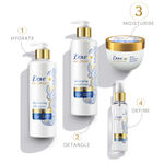 Buy Dove Beautiful Curls Deep Moisture Miracle Hair Mask, Sulphate Free, No Parabens & Dyes, Mask for Curly Hair, With Tri-Moisture Essence for smooth, shiny, bouncy curls (300 ml) - Purplle