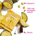 Buy POND'S Vitamin C Brightening Clear Glowing Skin, 100% Natural Pineapple Sheet Mask, 25 ml - Purplle