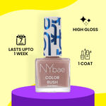 Buy NY Bae Color Rush Nail Paint Set + Remover - Natural Nudes 04 | Chip Resistant | Acetone Free | Long Lasting | Quick Dry | Glossy Gel Nail Paint Combo (5.6 ml*4) + Nail Polish Remover (30 ml) Combo of 5 - Purplle