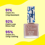 Buy NY Bae Color Rush Nail Paint Set + Remover - Natural Nudes 04 | Chip Resistant | Acetone Free | Long Lasting | Quick Dry | Glossy Gel Nail Paint Combo (5.6 ml*4) + Nail Polish Remover (30 ml) Combo of 5 - Purplle