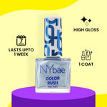 Buy NY Bae Color Rush Nail Paint Set + Remover - Midnight Magic 06 | Chip Resistant | Acetone Free | Long Lasting | Quick Dry |Glossy Gel Nail Paint Combo (5.6 ml*4) + Nail Polish Remover (30 ml) Combo of 5 - Purplle