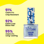 Buy NY Bae Color Rush Nail Paint Set + Remover - Midnight Magic 06 | Chip Resistant | Acetone Free | Long Lasting | Quick Dry |Glossy Gel Nail Paint Combo (5.6 ml*4) + Nail Polish Remover (30 ml) Combo of 5 - Purplle