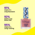 Buy NY Bae Color Rush Nail Paint Set + Remover - Pretty Pastels 08| Chip Resistant |Acetone Free | Long Lasting | Quick Dry | Glossy Gel Nail Paint Combo (5.6 ml*4) + Nail Polish Remover (30 ml) Combo of 2 - Purplle