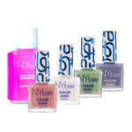Buy NY Bae Color Rush Nail Paint Set + Remover - Pretty Pastels 08| Chip Resistant |Acetone Free | Long Lasting | Quick Dry | Glossy Gel Nail Paint Combo (5.6 ml*4) + Nail Polish Remover (30 ml) Combo of 2 - Purplle