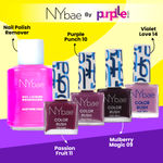 Buy NY Bae Color Rush Nail Paint Set + Remover - Maroon Mania 12 | Chip Resistant | Acetone Free | Long Lasting | Quick Dry | Glossy Gel Nail Paint Combo (5.6 ml*4) + Nail Polish Remover (30 ml) Combo of 5 - Purplle