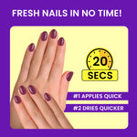 Buy NY Bae Color Rush Nail Paint Set + Remover - Maroon Mania 12 | Chip Resistant | Acetone Free | Long Lasting | Quick Dry | Glossy Gel Nail Paint Combo (5.6 ml*4) + Nail Polish Remover (30 ml) Combo of 5 - Purplle