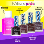 Buy NY Bae Color Rush Nail Paint Set + Remover - Dazzling Chromes 13 | Acetone Free | Chip Resistant | Long Lasting | Quick Dry | Glossy Gel Nail Paint Combo (5.6 ml*4) + Nail Polish Remover (30 ml) - Purplle