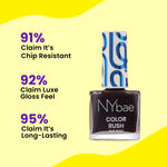 Buy NY Bae Color Rush Nail Paint Set + Remover - Dazzling Chromes 13 | Acetone Free | Chip Resistant | Long Lasting | Quick Dry | Glossy Gel Nail Paint Combo (5.6 ml*4) + Nail Polish Remover (30 ml) - Purplle
