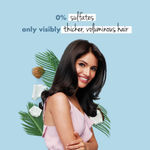 Buy Love Beauty Planet Coconut Water and Mimosa Flower Sulfate Free Volume and Bounty Shampoo, 400 ml - Purplle