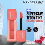 Buy Maybelline New York Superstay Teddy Tint - Lip and Cheek Color | Coquettish, 5 ml - Purplle
