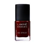 Buy Lakme Absolute Gel Stylist Nail Color, Eni gma, 12 ml - Purplle