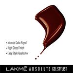 Buy Lakme Absolute Gel Stylist Nail Color, Eni gma, 12 ml - Purplle