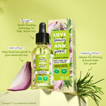 Buy Love Beauty Planet Onion & Rosemary Anti Hairfall Scalp Serum, Reduces Hair Fall in 4 Weeks, Strengthens Roots, Non-Sticky 50 ml - Purplle