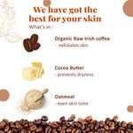 Buy NutriGlow NATURAL'S Raw Irish Coffee Face & Body Scrub for Softens Skin, 100 gm - Purplle