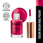 Buy Lakme Color Crush Nail Art - Ox Blood M1 (6 ml) - Purplle