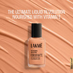 Buy Lakme FOREVER MATTE FOUNDATION for Superior Coverage, Vit E, lightweight & water-resist Natural Pearl 27 ml - Purplle