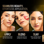 Buy Lakme FOREVER MATTE FOUNDATION for Superior Coverage, Vit E, lightweight & water-resist Natural Pearl 27 ml - Purplle