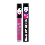 Buy Elle 18 OMG Lip Gloss, Glossy Finish, Pink-a-licious, Non-sticky Formula, Moisturising Lip Gloss, Infused with Rapeseed and Jojoba Oil, Full Coverage Lip Gloss | 2.5 ml - Purplle