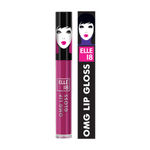 Buy Elle 18 OMG Lip Gloss, Glossy Finish, Wicked Wine, Non-sticky Formula, Light-weight, Moisturising Lip Gloss, Infused with Rapeseed and Jojoba Oil, Full Coverage Lip Gloss | 2.5 ml - Purplle