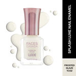 Buy FACES CANADA Ultime Pro Splash Luxe Nail Enamel - Frosted Glaze, 12 ml | Glossy Finish | Quick Drying | Long Lasting | High Shine | Chip Defiant | Even-Finish | Vegan | Non-Toxic | Ethanol-Free - Purplle