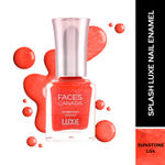 Buy FACES CANADA Ultime Pro Splash Luxe Nail Enamel - Sunstone (L54), 12 ml | Glossy Finish | Quick Drying | Long Lasting | High Shine | Chip Defiant | Even-Finish | Vegan | Non-Toxic | Ethanol-Free - Purplle