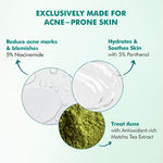 Buy mCaffeine 5% Niacinamide, 5% Panthenol & Matcha Tea Oil-Free Moisturizer | Reduces Acne Marks, Hydrates | For Oily, Acne Prone Skin - 50 ml - Purplle