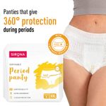 Buy Sirona Disposable Period Panties (XXL) | 360° Protection for 12 hours | No Leakage, No Discomfort | Day & Night Protection | Wetness Indicator | Ultra-Absorbent Core(Pack of 5) - Purplle