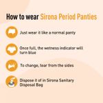 Buy Sirona Disposable Period Panties (XXL) | 360° Protection for 12 hours | No Leakage, No Discomfort | Day & Night Protection | Wetness Indicator | Ultra-Absorbent Core(Pack of 5) - Purplle