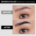 Buy RENEE Browfill Eyebrow Pen- Black Waterproof & Smudge-proof One Swipe Application with Micro Precision Natural & Long-lasting Finish For Denser & Fuller Eyebrows Easy to use Cruelty-free,1 ml - Purplle