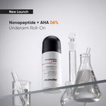 Buy Minimalist Nonapeptide + AHA 06% Underarm Roll On Controls Odour & Fades Darkness 40 ml - Purplle