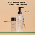 Buy The Face Shop RICE WATER BRIGHT LIGHT CLEANSING OIL 55 ml - Purplle