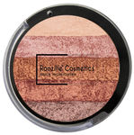 Buy Ronzille Shimmer Baked Blusher and Brick Highlighter - 01 - Purplle