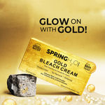 Buy SPRING H2O FRANCE Gold Bleach Cream Deep Cleansing & Intracellular Impact | Infused Pro Vitamin B5 | All Skin Types | 300 gm - Purplle