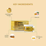 Buy SPRING H2O FRANCE Gold Bleach Cream Deep Cleansing & Intracellular Impact | Infused Pro Vitamin B5 | All Skin Types | 300 gm - Purplle