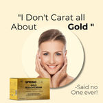 Buy SPRING H2O FRANCE Gold Bleach Cream Deep Cleansing & Intracellular Impact | Infused Pro Vitamin B5 | All Skin Types | 300 gm - Purplle