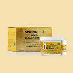 Buy SPRING H2O FRANCE Gold Bleach Cream Deep Cleansing & Intracellular Impact | Infused Pro Vitamin B5 | All Skin Types | 300 gm - Purplle