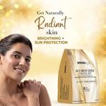 Buy SPRING H2O FRANCE 24 Carat Gold Facial Kit 80 gm| 2 in 1 Formula Brightning+Sun Protection| Enriched with Fresh Cell KIWI Extract and Gold Powder|Simple 8 Step - Purplle