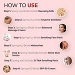 Buy SPRING H2O FRANCE Bridal Facial Kit 80 gm| 2 in 1 Formula Brightning+Sun Protection | Enriched with Organic Licorice Extract and Fresh Cell KIWI Extract| Simple 8 Step - Purplle