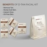 Buy SPRING H2O FRANCE D-TAN Facial Kit 50 gm| 2 in 1 Formula Brightning+Repair | Enriched with Organic Licorice Extract and AHA| Simple 5 Step - Purplle