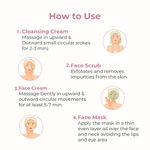 Buy skin co. Detoxifying Brightening Glow Facial kit | Enriched with Organic Turmeric, Vitamin E,B3 & SPF 10 | 4 Step Express Facial for All Skin Types | 40 ml - Purplle