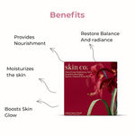 Buy skin co. Detoxifying Brightening Glow Facial kit | Enriched with Organic Turmeric, Vitamin E,B3 & SPF 10 | 4 Step Express Facial for All Skin Types | 40 ml - Purplle