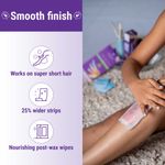Buy Bombae 8 Body Wax Strips - Sensitive Skin 7.5*15.5 cm each - Purplle