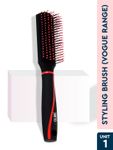 Buy GUBB Styling Hair Brush, Flat Hair Brush for Hair Styling - Vogue Range, Colour may vary 1 Pc - Purplle