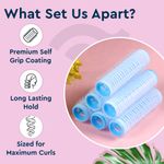 Buy GUBB Hair Rollers Small - 6 Hair Curlers - 6 Pcs - Purplle