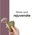 Buy Saturn by GHC Jade Roller & Gua Sha Massage Kit made of Natural Jade Stone, That Improves Facial Micro Circulation, Reduces Puffiness & Wrinkles, Improves Skin Elasticity 1 pc - Purplle