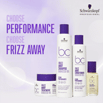 Buy Schwarzkopf Professional Bonacure Frizz Away Conditioner with Babassu Oil For Dry and Frizzy Hair 1000ml - Purplle