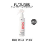 Buy Schwarzkopf Professional OSiS+ Flatliner Heat Protection Spray | For Daily Styling | Heat Protection Upto 230°C | For Anti-Frizzy Hair | Non sticky and Humidity Protection | 200 ml - Purplle