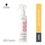 Buy Schwarzkopf Professional OSiS+ Flatliner Heat Protection Spray | For Daily Styling | Heat Protection Upto 230°C | For Anti-Frizzy Hair | Non sticky and Humidity Protection | 200 ml - Purplle