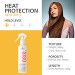 Buy Schwarzkopf Professional OSiS+ Flatliner Heat Protection Spray | For Daily Styling | Heat Protection Upto 230°C | For Anti-Frizzy Hair | Non sticky and Humidity Protection | 200 ml - Purplle